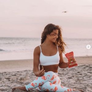 Flexi Lexi High Waisted Flamingo Leggings, Small